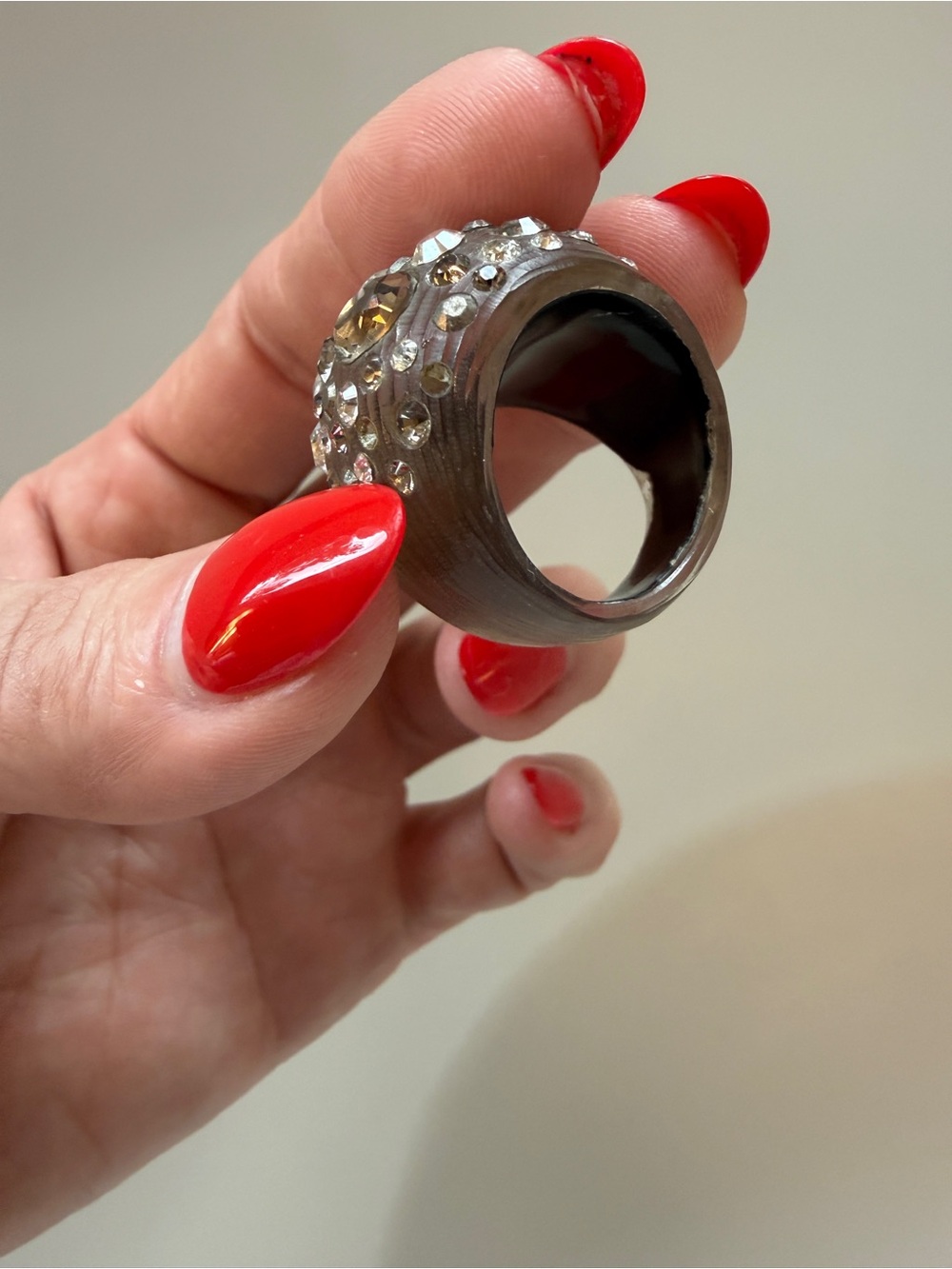 Alexis Bittar crystal statement cocktail ring - Picture 8 of 9
